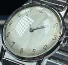 Vintage 1964 Timex Mercury 2-Hand Mechanical Watch Silver Tone 1030 2464