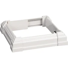 Beechdale 6 In. W. x 6 In. L. PVC White Post Trim Collar 95946600001 Beechdale