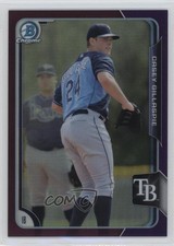 2015 Bowman Draft Chrome Purple Refractor 67/250 Casey Gillaspie #4 0c4