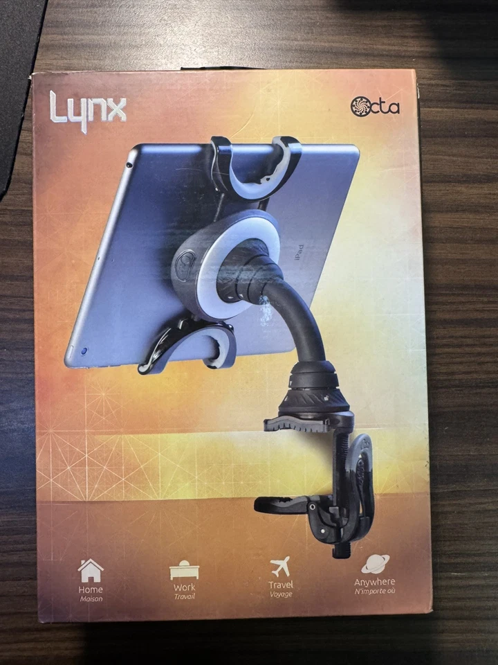 OCTA Lynx Universal 3-in-1 Tablet Mount Stand Holder – 360° Clamp Gooseneck - Image 2 of 4