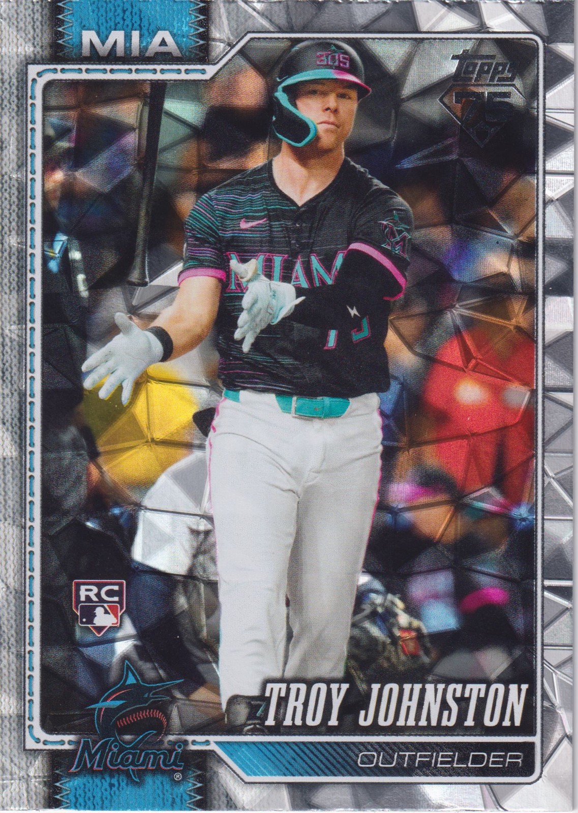 2026 Topps #317 Troy Johnston Diamante Foil