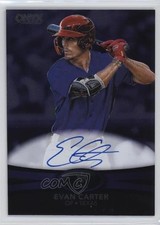2023 Onyx Premium Blue 20/100 Evan Carter #OPEC Auto 0j81