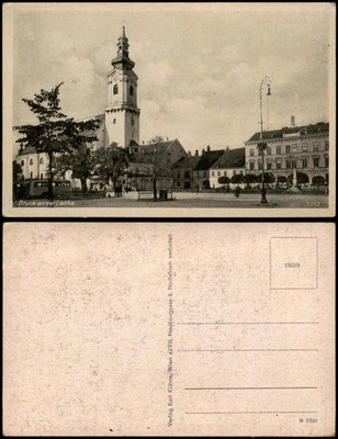 Ansichtskarte Bruck an der Leitha Ortsansichten Bruck an der Leitha 1950