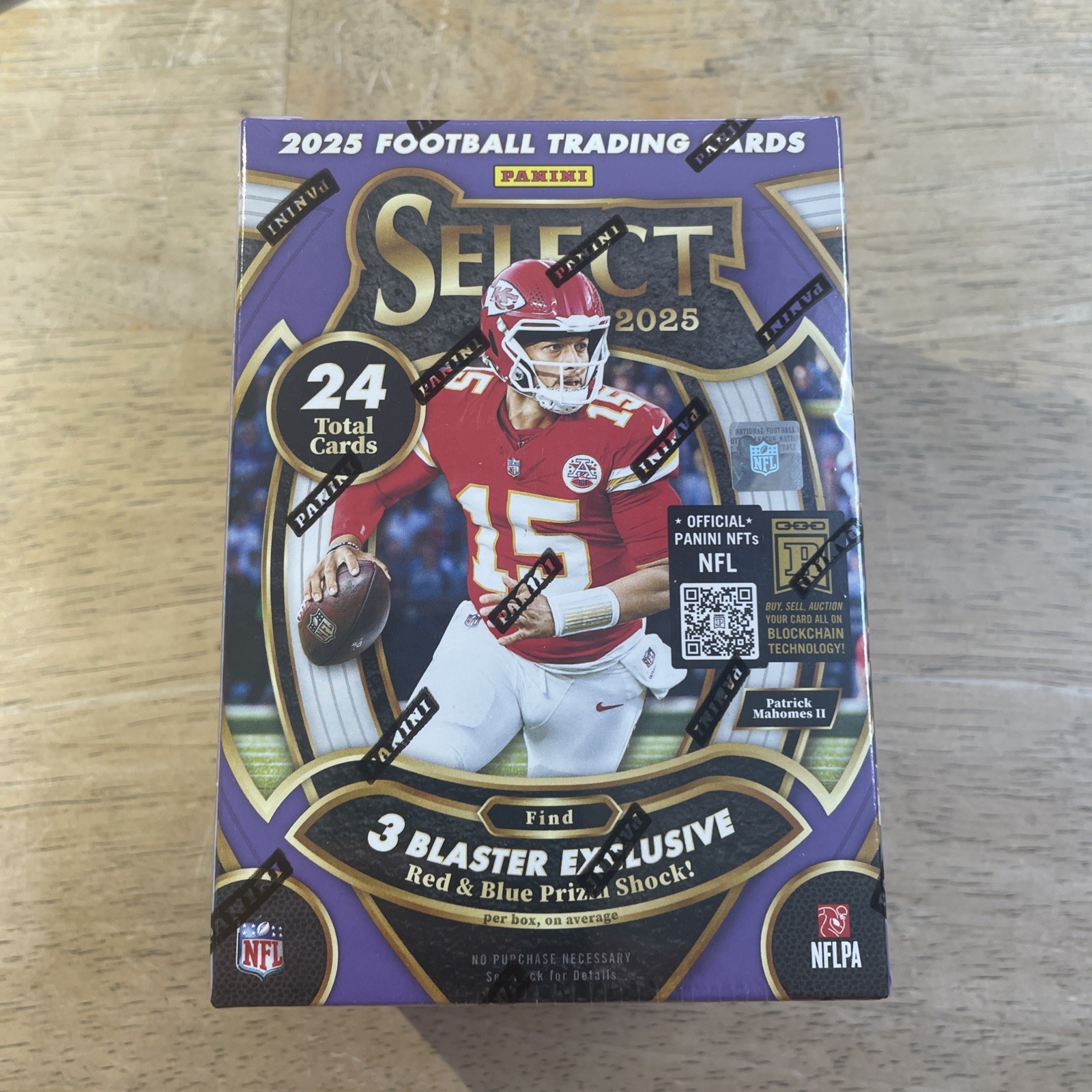 Panini Select 2025 NFL Football Sealed Box, 24 Cards, Blaster Exclusive Prizm