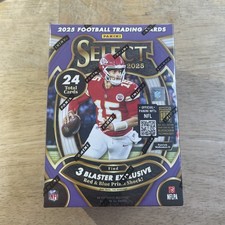 Panini Select 2025 NFL Football Sealed Box, 24 Cards, Blaster Exclusive Prizm