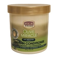 African Pride Olive Miracle Leave-In Anti-Breakage Conditioner 15 oz For Natural