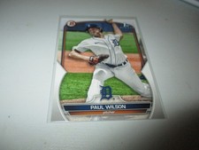 Paul Wilson 2023 1st Bowman Draft #BD-186