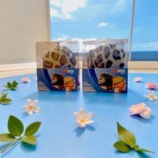 2 PK Behind The Head Ear Warmer Ear Grips EarMuffs Adult Leopard Print By 180's