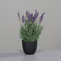 Dpi Kunstpflanze Lavendel H 31 Cm Lila Pflanze Kunstblume