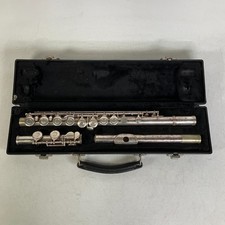 Gemeinhardt Elkhart 2SP Student Flute Silver Plated Closed Holed with Case