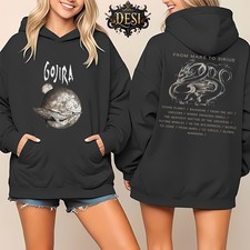 New  Gojira From Mars To Sirius 2025 Double Sided Hoodie