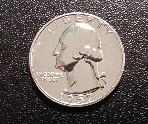 1957 PROOF Washington Quarter nice