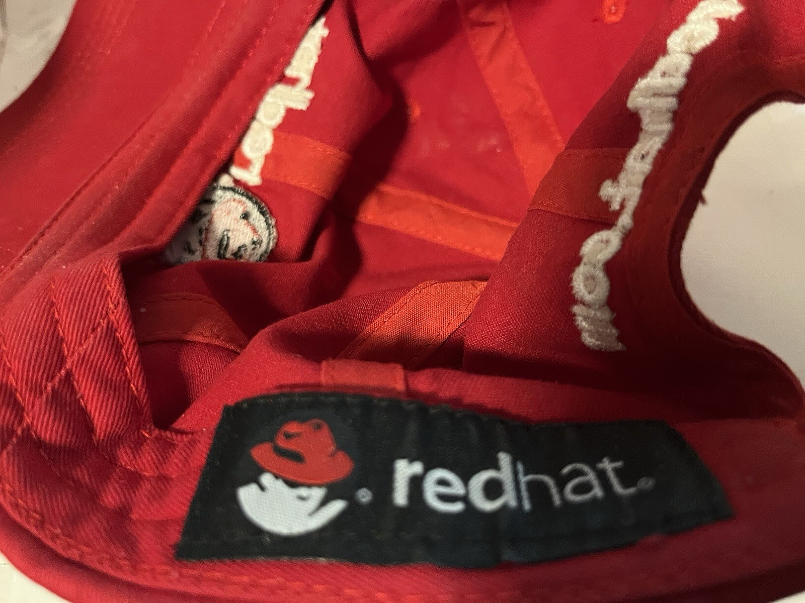 Red Hat Red Snapback Hat Cap Adjustable - image 6