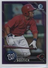 2016 Bowman Chrome Prospects Purple Refractor 219/250 Chris Bostick #BCP140 j2c