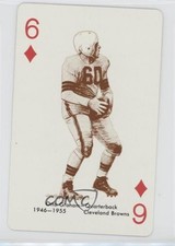 1963 Stancraft Playing Cards Red Back Otto Graham #6D HOF 0q3