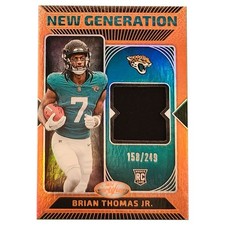 2024 Panini Certified - New Generation Jerseys Brian Thomas Jr Orange /249 RC