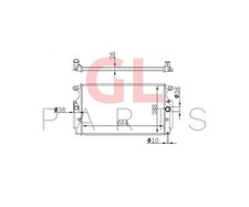 Radiatore Di Raffreddamento Motore Nuovo Per TOYOTA AURIS H/B E15 2007-2010
