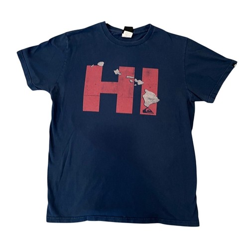 Quiksilver Hawaii Y2K Surfing Graphic Tee size Medium