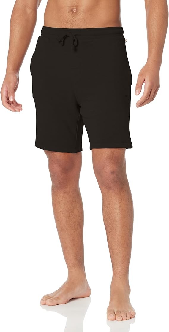 Hugo Boss Rib Regular Fit Sleep Shorts Black Large 8690₽