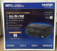 SEALED Brand NEW Brother MFC-J480DW Inkjet All-in-One Printer