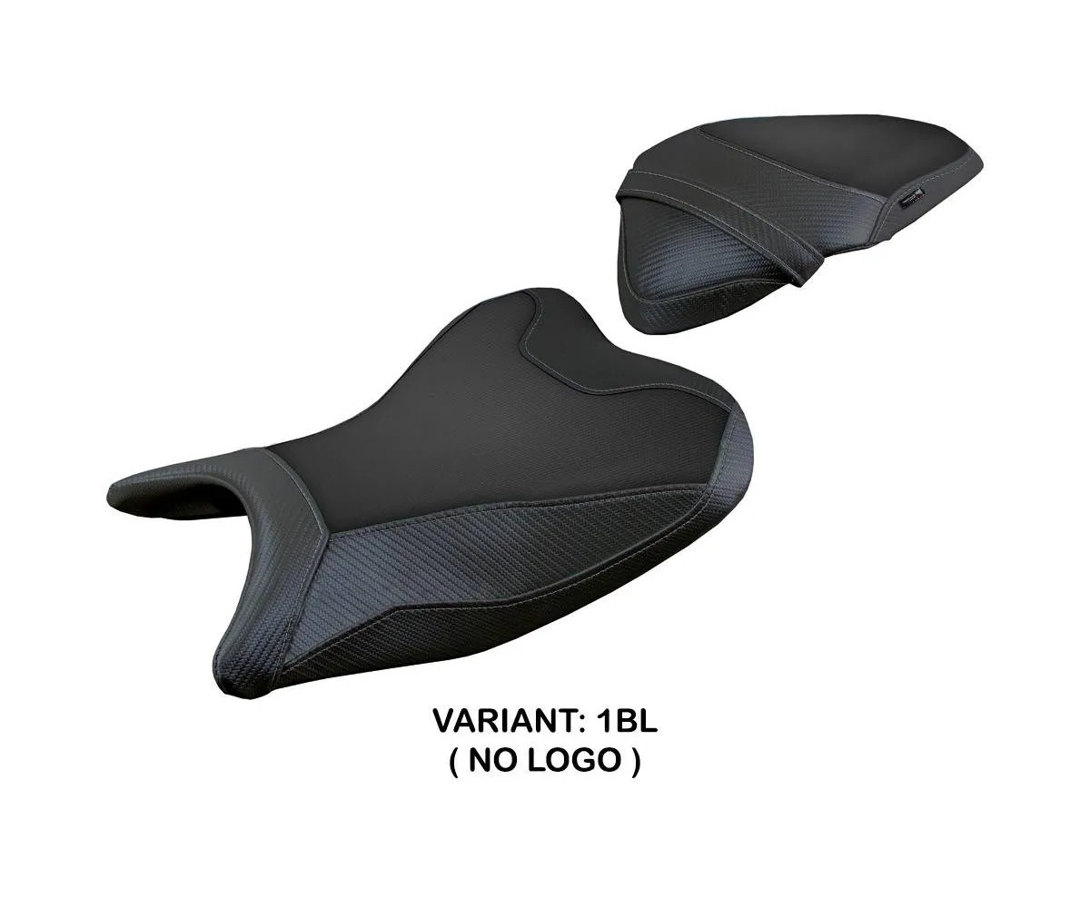Seat saddle cover Aragona Black BL Tpz compatible for KAWASAKI Z 400 2018 > 2023