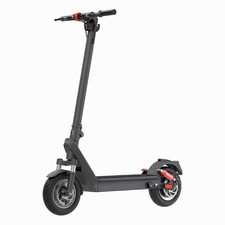 kixin E-Scooter segway klappbar mit Scheibenbremse Schwarz/Rot