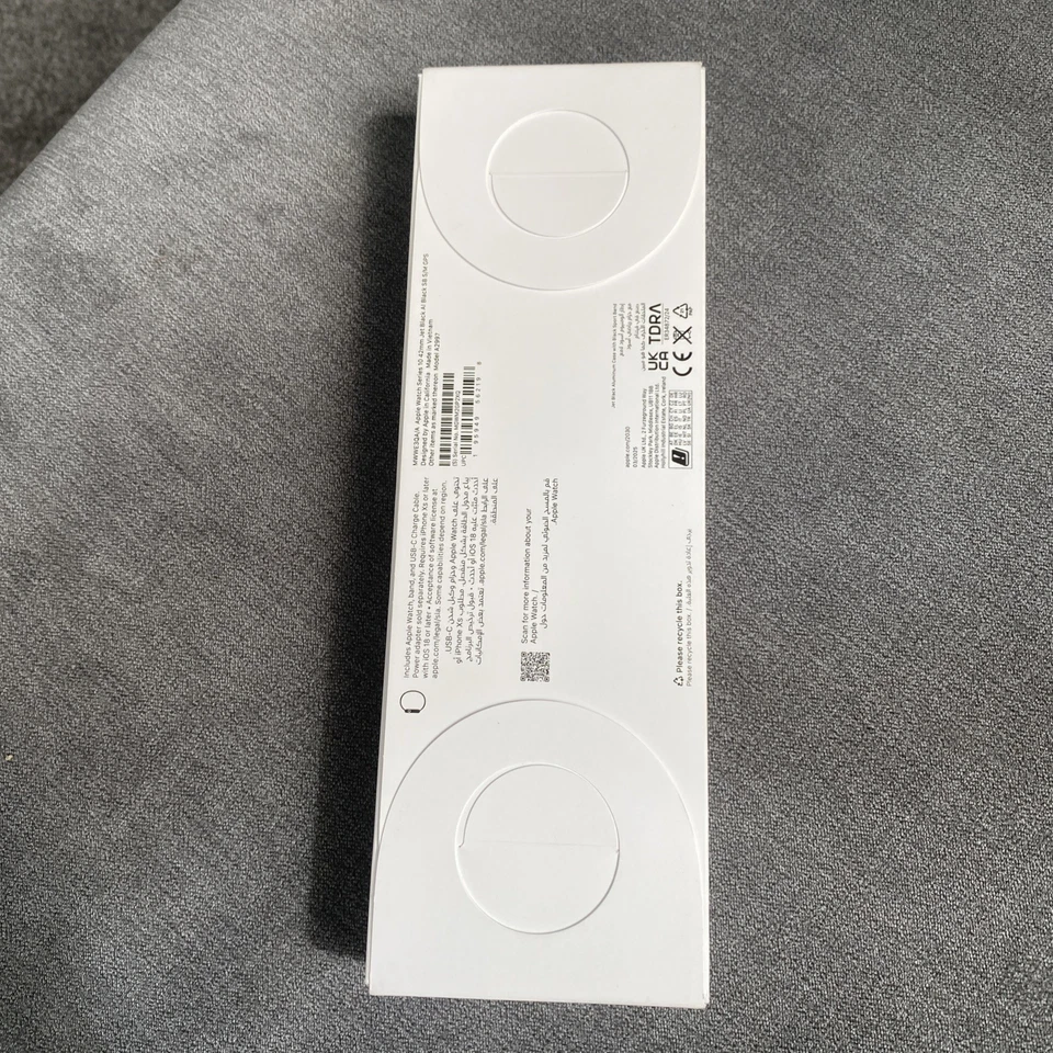 NEW Apple Watch Series 10 GPS 42mm Sports Smartwatch - Jet Black/Carbon Neutral - Image 2 of 2