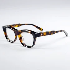 Thick Acetate Eyeglasses Frames Fashion Round Glasses Men Women Full Rim