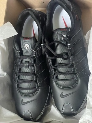 Nike Shox NZ Men's Shoes Black White Varsity Red 378341 017