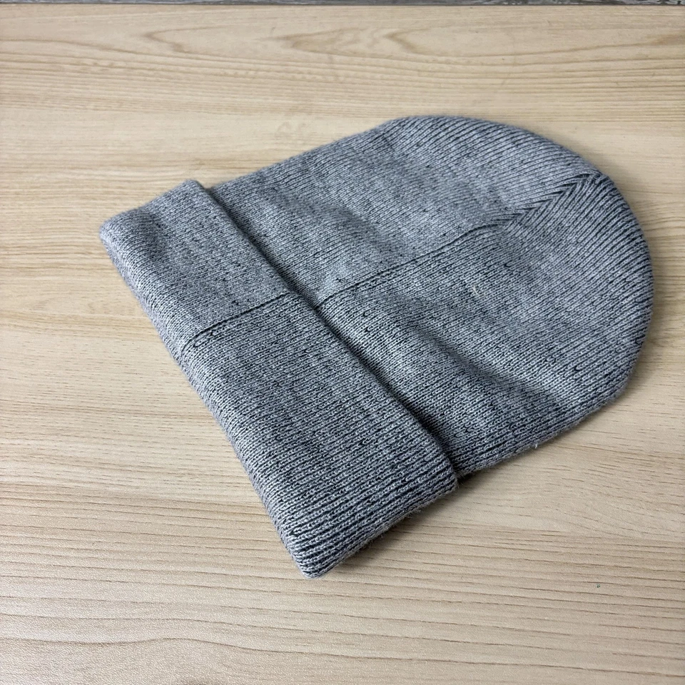 Sombrero Under Armour Gorro Puños Talla Única Gris Brezo Tejido Parche Logo Para Hombres Invierno Foto 3 de 4