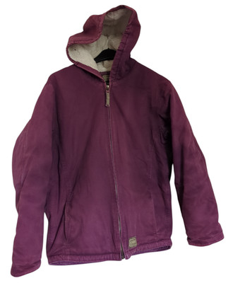 C.E. Schmidt Workwear Duck Canvas Jacke Jugend XL passt Herren S Damen M lila