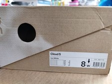 On Cloud 5 Ice-White Athletic Running Shoes Sneakers 59.98774 Women s Size 8