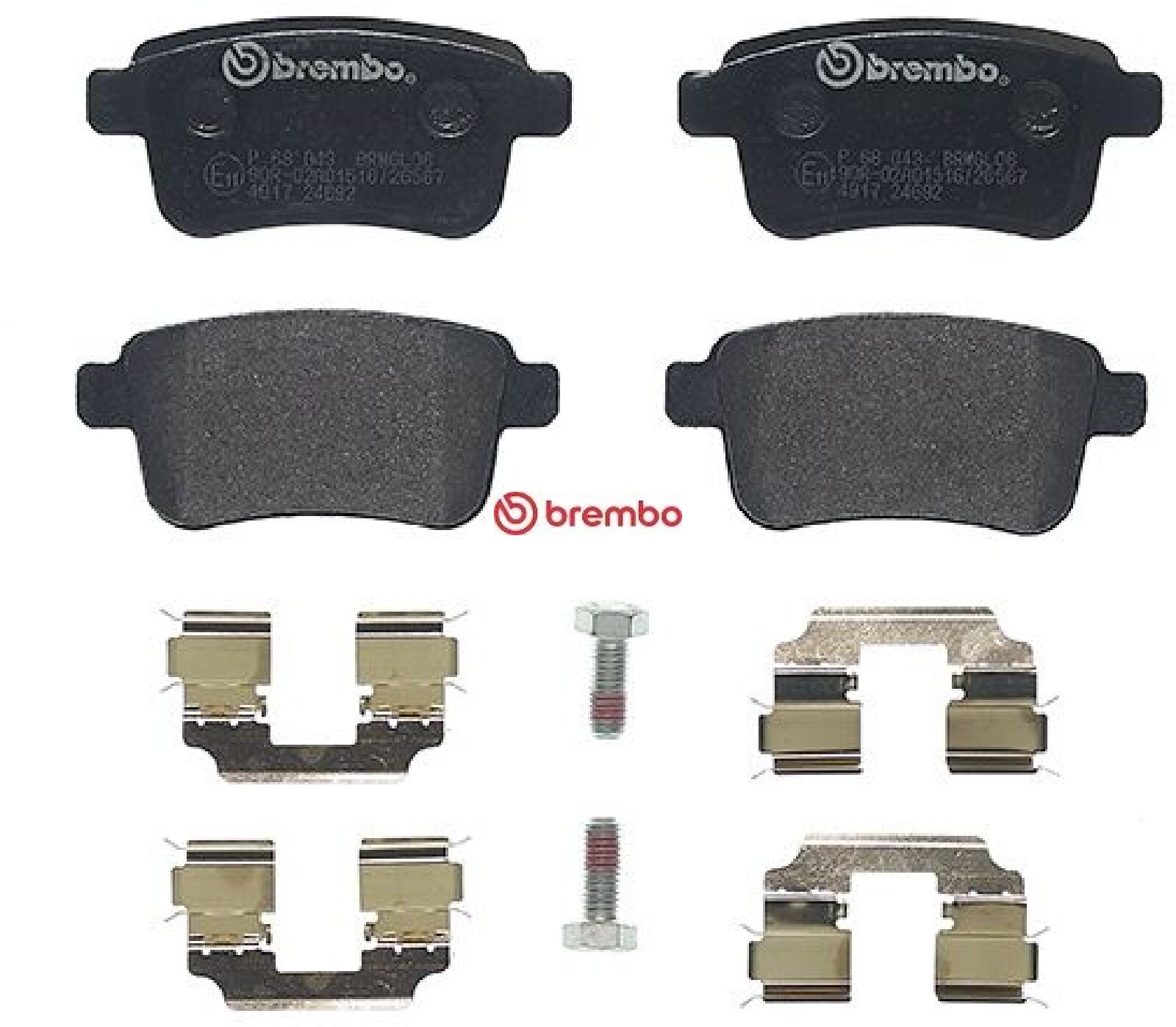 Für BREMBO P 68 043 Brake Pad Set, Disc Brake - Bild 2
