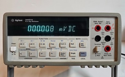 HP/Keysight/Agilent 34401A 6 1/2 Precision Digit Multimeter Free shipping