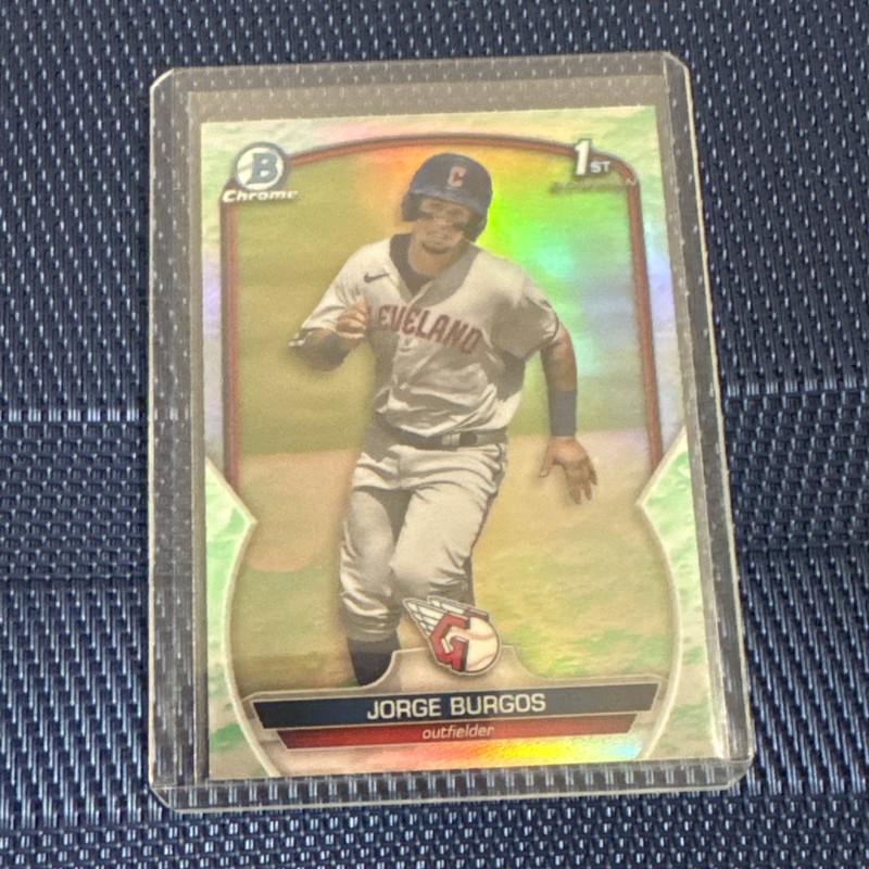 2023 1st Bowman Chrome Lunar Glow Refractor Jorge Burgos #BCP-98