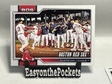 2026 Topps Series 1 Red Sox Celebration Card #198