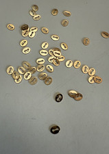 italian quality 30gauge tags stamped,14kt gold filled 4.5x3.5mm, 50pcs