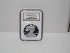 2005 American Silver Eagle Proof 69 Ultra Cameo NGC Brown Label