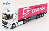 Eligor 1/43 Modellauto Statischer Lkw Mercedes Actros 2 1848 Plane Grenin