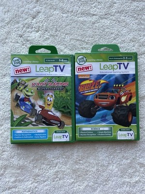 LeapFrog LeapTV Spiele Konvolut Blaze Kart Racing komplett getestet
