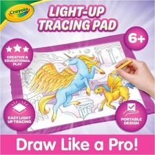 Crayola Light Up Tracing Pad Pink, Best Birthday, Holiday  Christmas Gifts