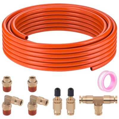 Taiidaues 1/4 DOT Air Line Kit for Air Spring Bag Suspension Kit with Fitting...