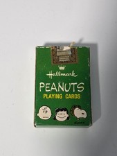 Vintage Miniature Peanuts Snoopy Charlie Brown Playing Cards Hallmark