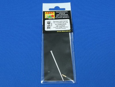 ABER Models 72 L-02 - 1:72 7,5cm KwK 42L/70 German tank barrel for Panther - Neu