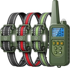 Dog Training Collar with Remote, 2600FT Range,4 Training Modes Beep, Shake, Safe