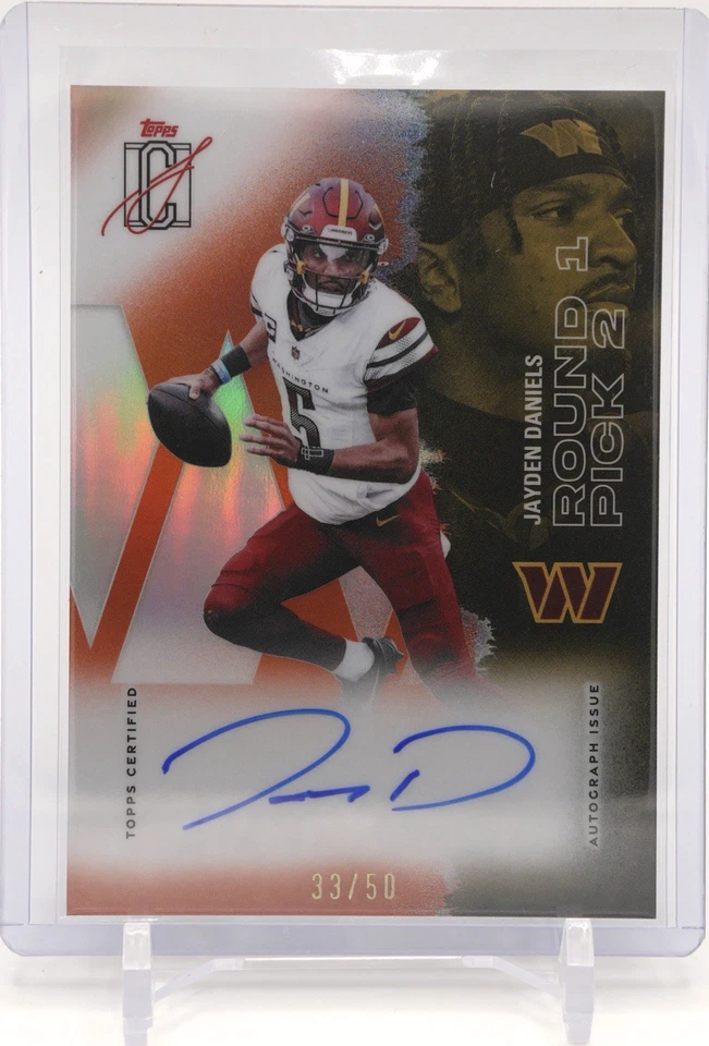 Jayden Daniels #57 On Card Auto /50 - Commanders - 2025 Topps Signature Class - Bild 1 von 4