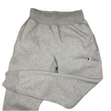 Champion Reverse Weave Sweatpants Heather Gray Joggers Men's Small Cuffed Pants