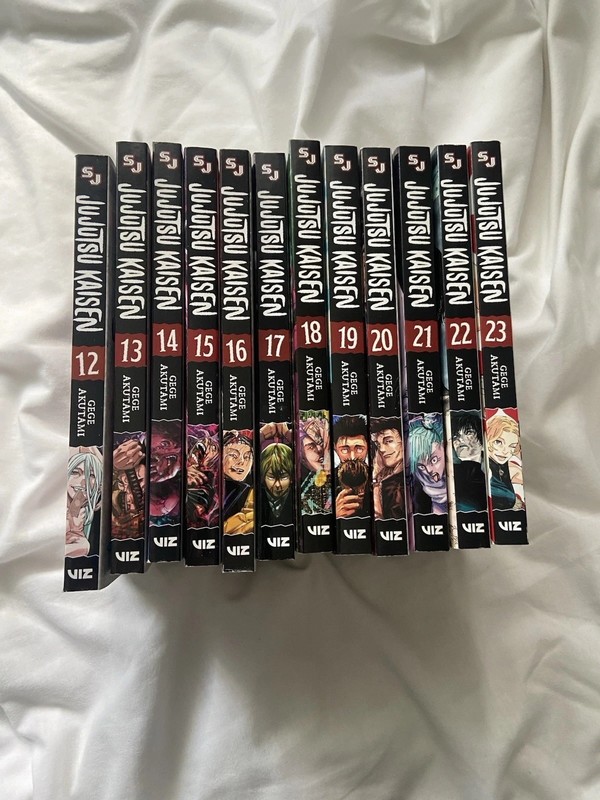 Jujutsu Kaisen Manga Set Volumes 12-23 By Gege Akutami