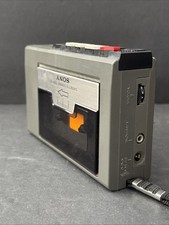 Sony TCM-131 Cassette-Corder Portable Tape Recorder w/ Sony Case Tested Issues