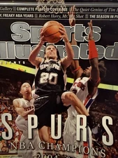 San Antonio Spurs Sports Illustrated 2004-05 NBA Champions Commemorative Issue